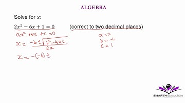GRADE 12 2022 PAST EXAMINATION PAPER 1 QUESTION 1 1 2 QUADRATIC FORMULA