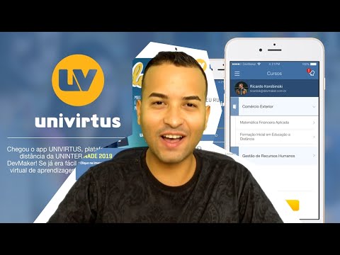 Como é o AVA UNIVIRTUS da UNINTER (Ambiente Virtual de Aprendizagem)