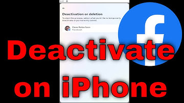 How to Deactivate Facebook on iPhone [2025]