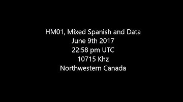 Cuban Spy Radio broadcast, HM01