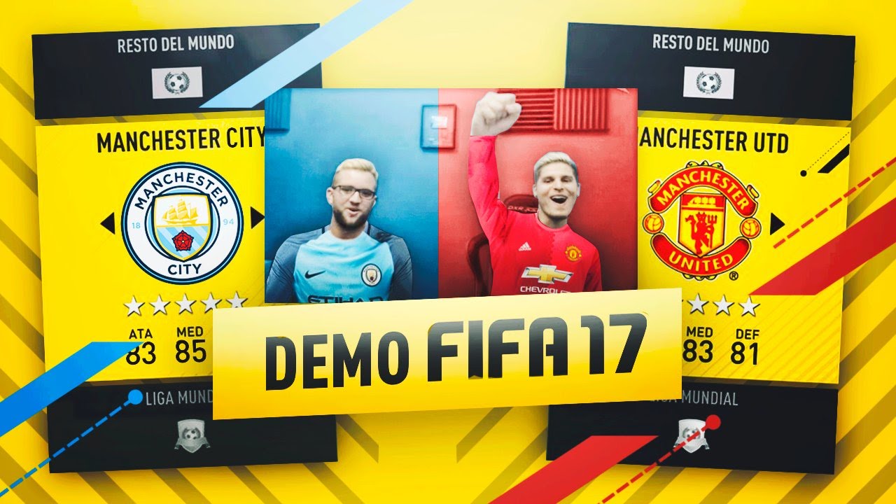 EL DERBI DE MANCHESTER!! | FIFA 17 DEMO