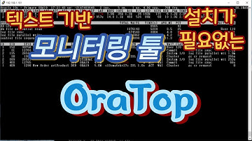 오라클 무료 DB 모니터링툴 (oratop)