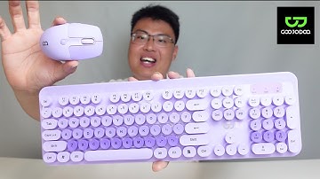 GOOJODOQ Wireless Keyboard Mouse Set Review | Quiet, Ergonomic, Plug & Play