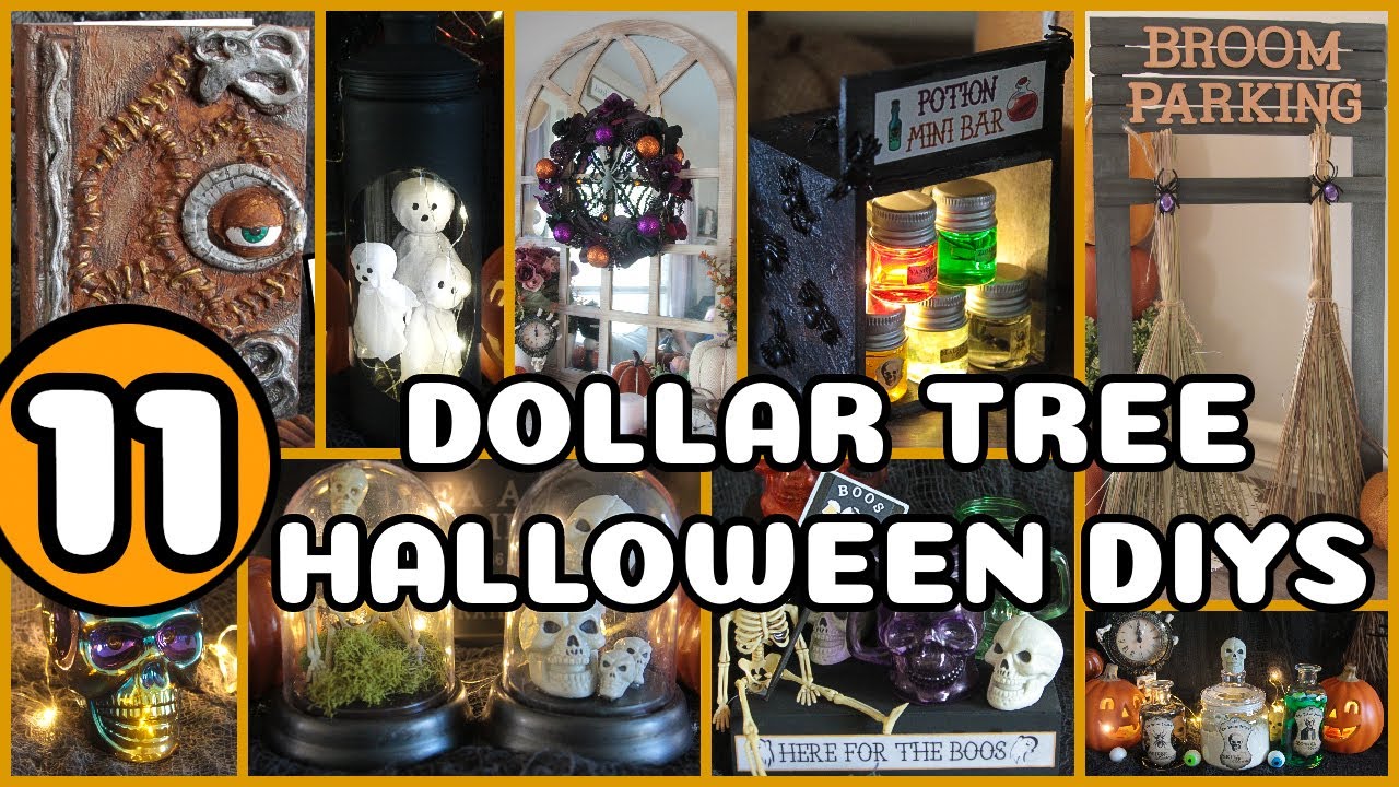 DOLLAR TREE HALLOWEEN DIYS THAT YOU'LL LOVE - YouTube