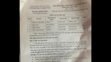 Bài 1. Dãy con dài nhất (đề thi HSG Tin học lớp 11 tỉnh Thái Nguyên năm 2025)