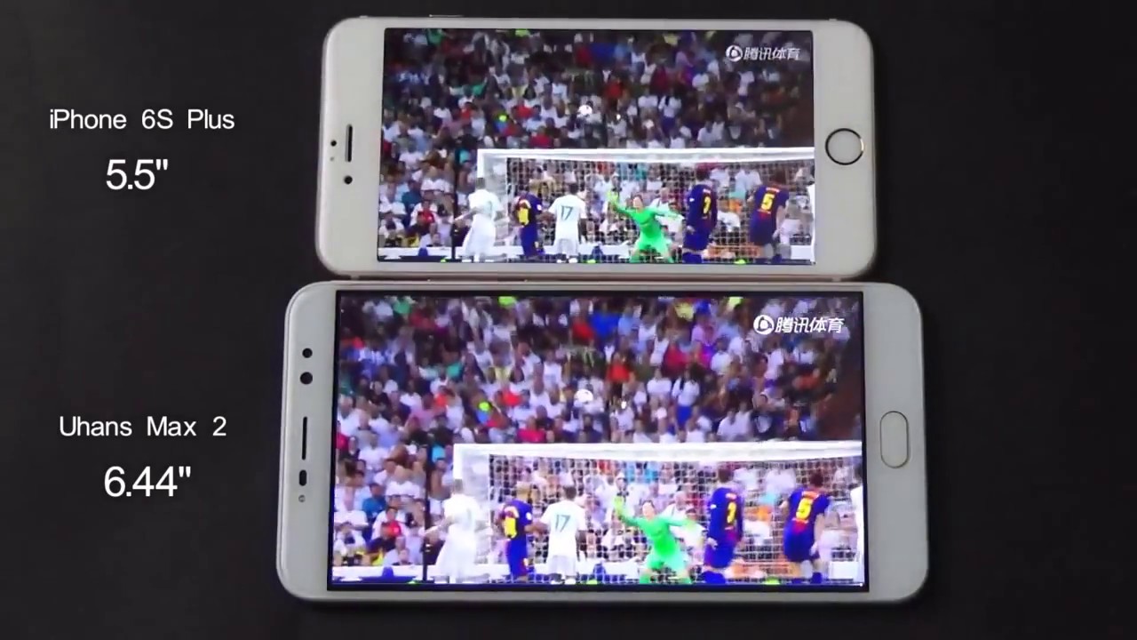 5.5 iPhone VS UHANS Max 2 an enormous 6.44“ Entertainment Device