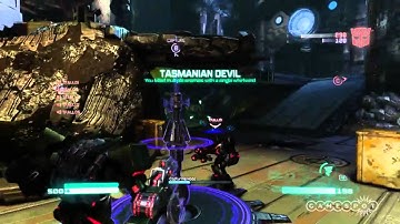 Transformers  Fall of Cybertron   Infiltrator and Titan on a Ram Xbox 360720p H 264 AAC