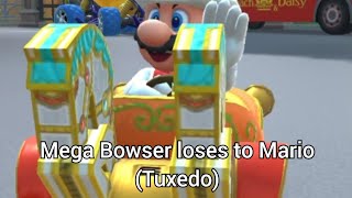 🤍 Mega Bowser loses to Mario (Tuxedo) in London Loop (150cc) 🤍