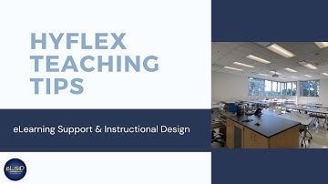 HyFlex Teaching Tips