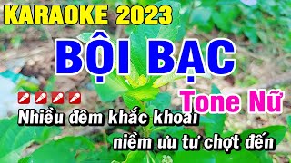 Karaoke Bội Bạc - Tone Nữ | Nhạc sống Nhạc Sống | Hoài Phong Organ