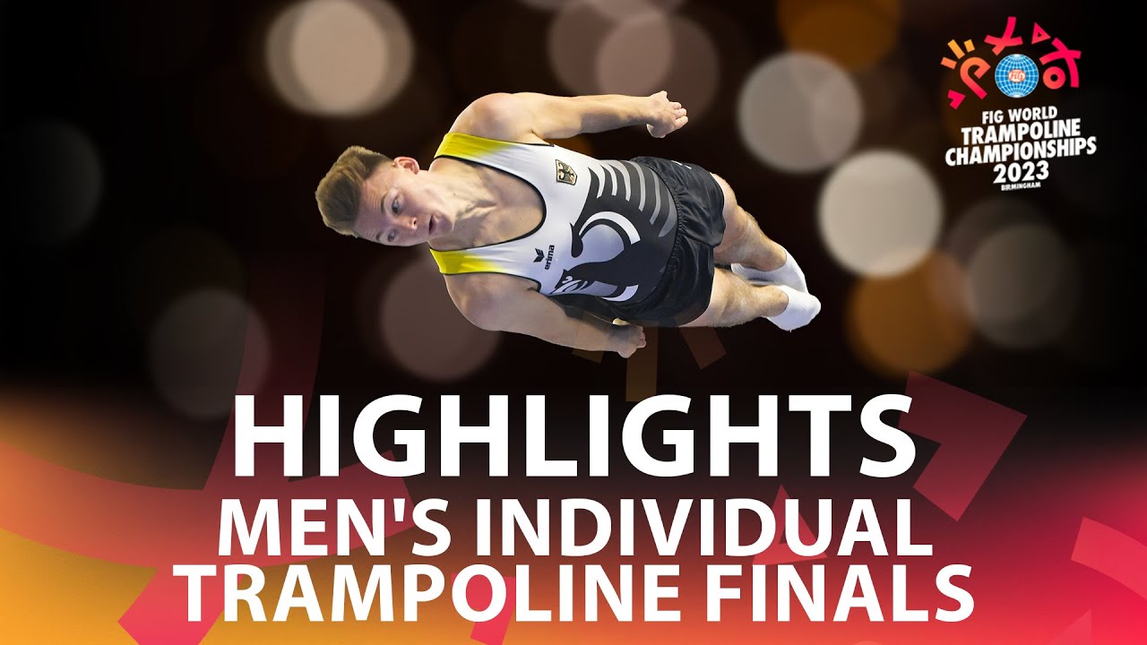 Лучшие моменты финала индивидуальных прыжков на батуте среди мужчин