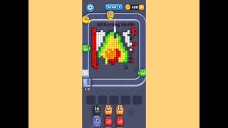 Pixel flow level 11 walkthrough solution Gameplay 