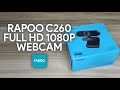 RAPOO C260 FULL HD 1080P WEBCAM UNBOXING