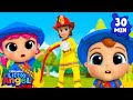 Camping Fun & Firefighter Play! | Rescue Heroes for Kids! | Little Angel Kids Songs & Nursery Rhymes