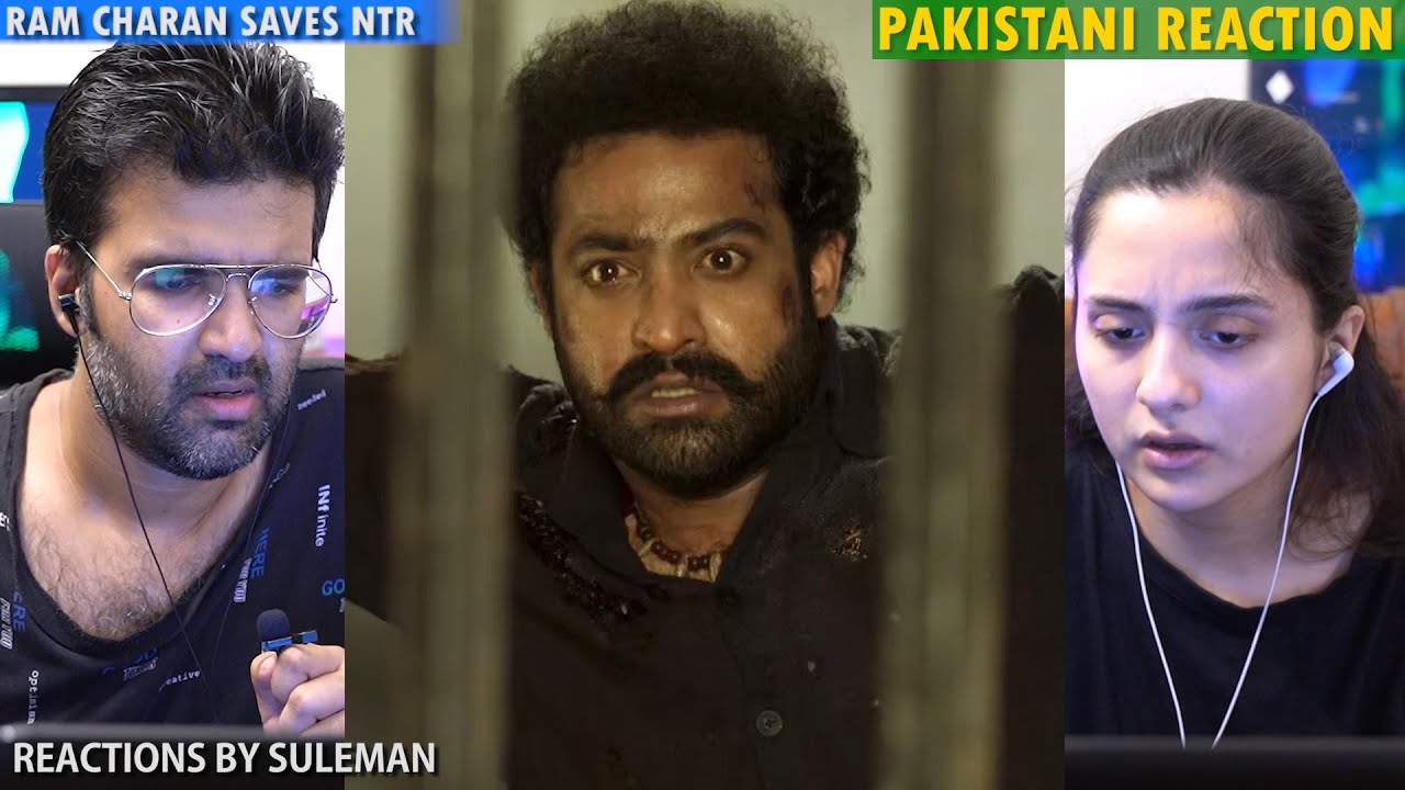 Pakistani Couple Reacts To Ram Charan Wants To Save NTR | RRR | SS Rajamouli