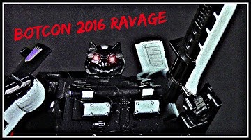 Botcon 2016 || Combiner Wars: Dawn Of The Predacus - Agent Ravage