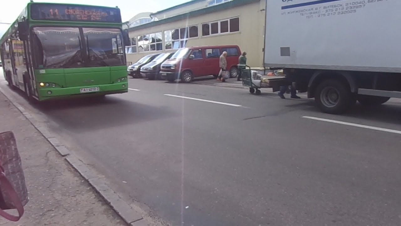 Автобус №11 (Витебск). Смоленская площадь - Школа №24 (Зелёный городок).