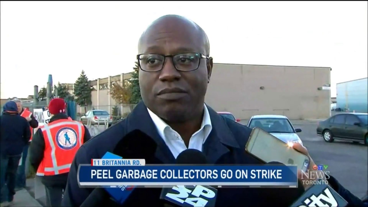 Part 4 Peel region garbage collection strike by Liuna Local 183