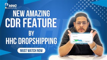 New Amazing CDR Feature by HHC Dropshipping | Boost Your Delivery Success!