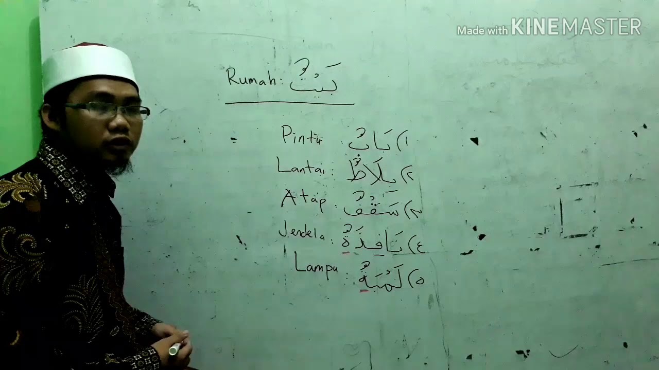 ( SESI 2 ) BELAJAR BAHASA ARAB PEMULA !! 5 KOSA KATA DI RUMAH DENGAN