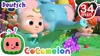 Tierisches Tanzlied | CoComelon Deutsch | Cartoons und Kinderlieder