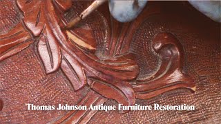 Finishing Touches on an Antique Lady's Writing Desk - Thomas Johnson Antique Furniture Restoration