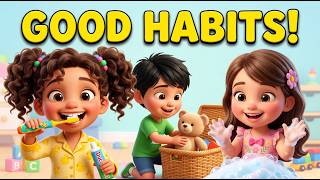 Good Habits Song for Kids | Brush, Clean & Wash | Healthy Habits for Children #kids #nurseryrhymes Guide