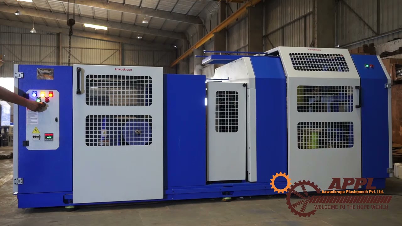 High Speed Rope Making Machine Double Payoff  | APPL | Rope Machine