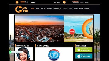 Site Para Web Rádio Responsivo Administrável Completo