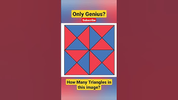 Are you intelligent? How many triangles are there in this picture? #puzzle #riddles #sjg #sjgames