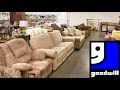 GOODWILL FURNITURE SOFAS COUCHES ARMCHAIRS HOME DECOR SHOP WITH ME SHOPPING STORE WALK THROUGH 4K