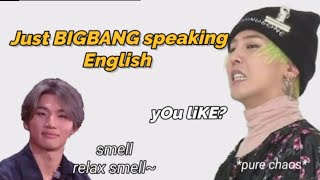 BIGBANG Speaking English Compilations