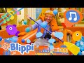 Row Row Row Your Boat 🚣| BLIPPI MUSIC VIDEO! | Sing Along With Me! | Kids Songs