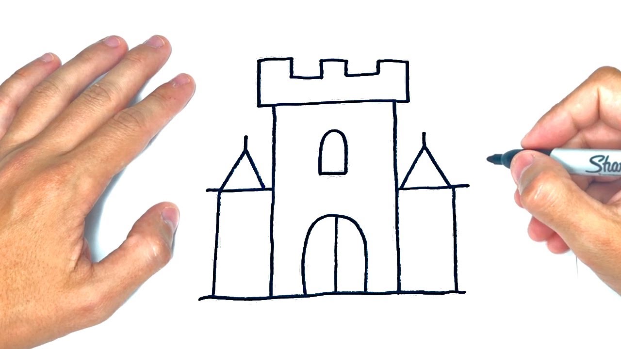 Como dibujar un Castillo - thptnganamst.edu.vn