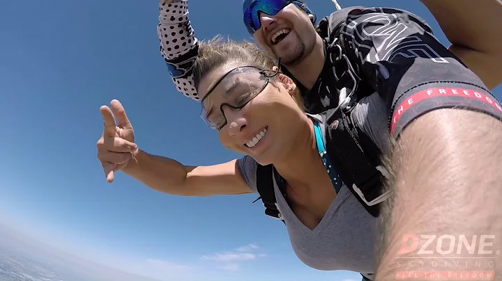 JACQUELINE MENDIOLA's DZONE Tandem skydive at Skyd...