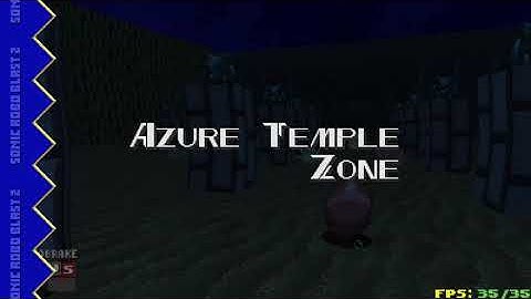 Sonic Robo Blast 2 v.2.2.6 | Azure Temple Zone Time + Ring + Spade Emblems as Knuckles in 3:36.05