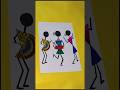 traditional wall art drawing #shorts #viral