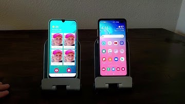 Simple Smartphone Home Screen with Google Action Blocks for Google Duo and text messages