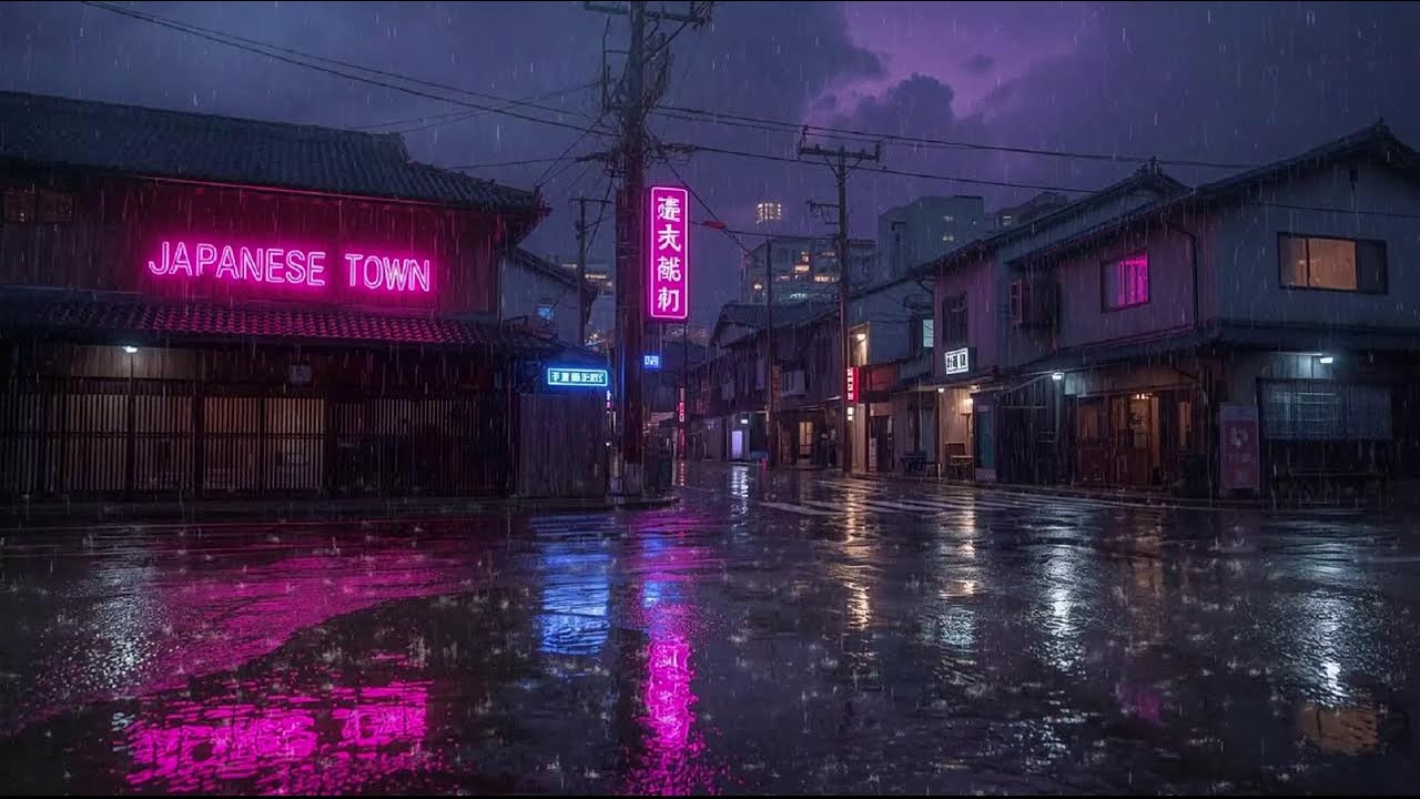 Rainy Night Lofi Mix 🌙 Calm Chillhop Beats to Relax, Study & Sleep #6