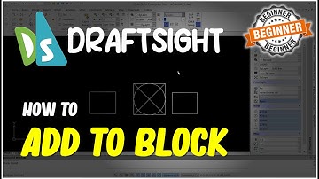 Draftsight How To Add To Block