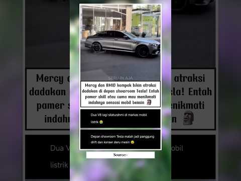 Ngasih Paham Tesla Pakai Mesin V8!