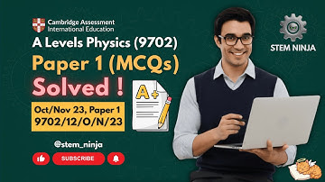 9702/12/O/N/23 - CIE AS Levels Physics -  Oct/Nov 2023 - Paper 1(AS Multiple Choice)