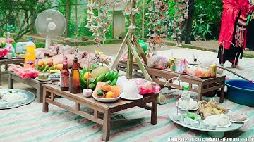 LỄ HỘI PỒN PÔNG CỦA BÀ CỤ LÊ THỊ HÒA, 95 TUỔI; LÀNG LAU, PHÙNG GIÁO,  NGỌC LẶC, THANH HÓA