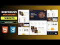 Modern Restaurant Website Part 4 – Bootstrap 5 | Fully Responsive