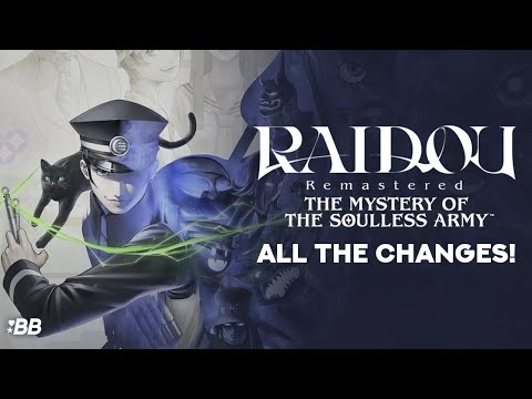 Every Change in Raidou Remastered: The Mystery of the Soulless Army | Backlog Battle