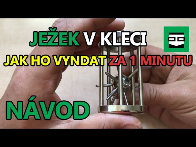 How to solve Hedgehog in the cage puzzle? Instructions for the solution in  1 minute - Czech puzzle - YouTube