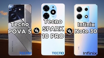 Tecno Pova 5 vs Tecno SPARK 10 Pro vs Infinix Note 30