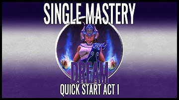 Titan Quest Dream Single Mastery - Act 1 Quickstart