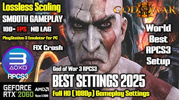 God Of War 3 RPCS3 Best Settings 2025 latest | Lossless Scaling | 100 FPS | Smooth Gameplay + No Lag