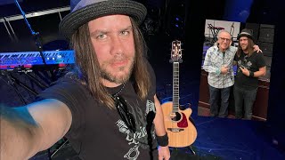 Solo Acoustic opening for Grand Funk legend Mark Farner! Gig Vlog! 